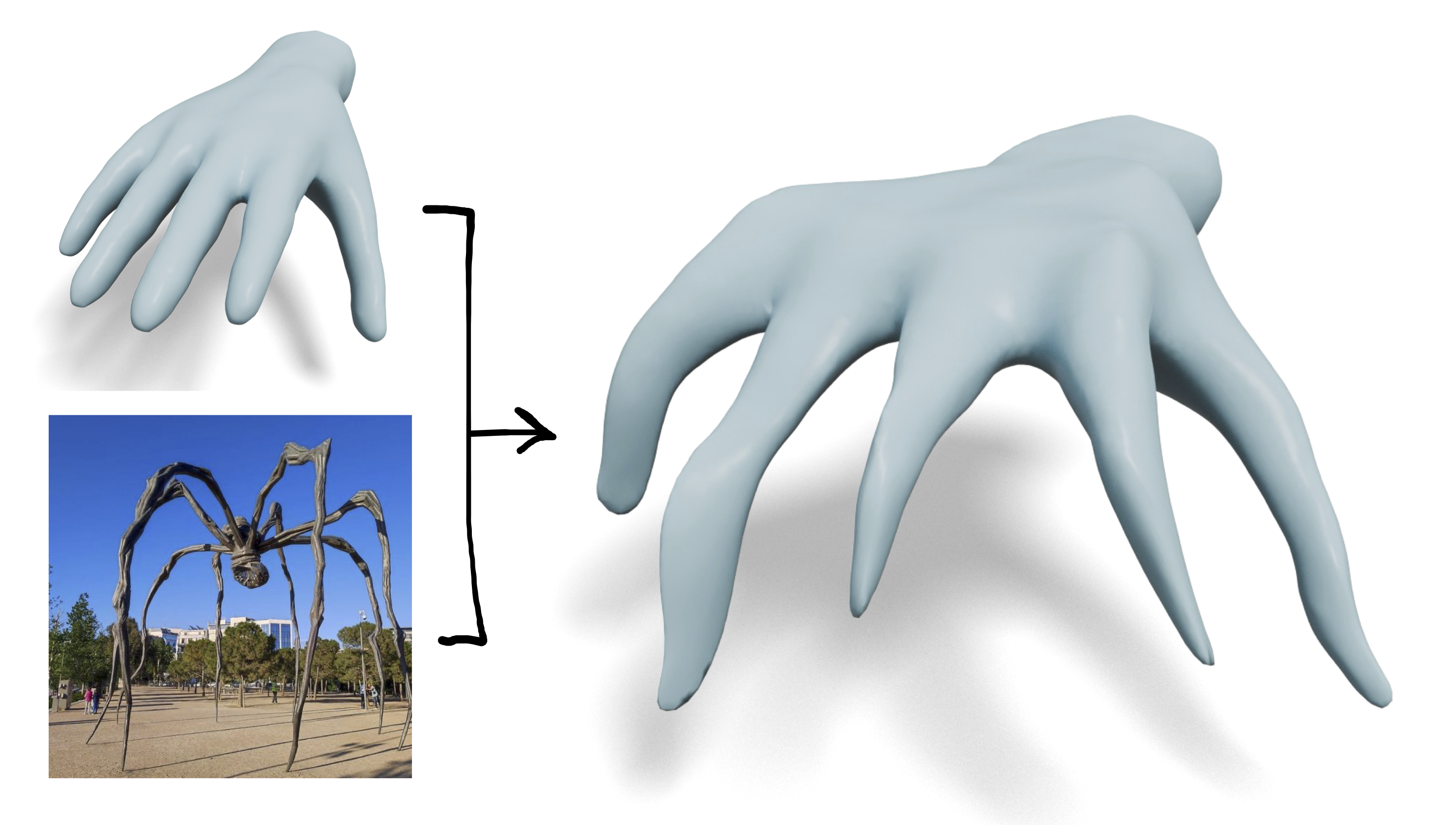 Image-Guided Geometric Stylization of 3D Meshes